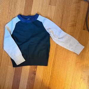 GAP kids green, blue and beige sweater